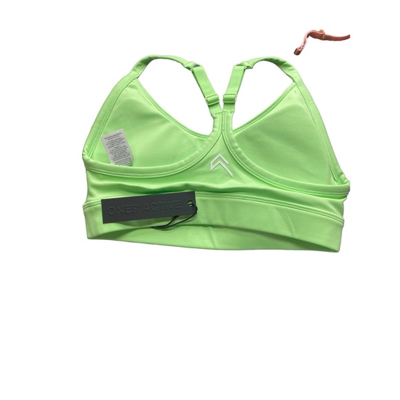 Oner Active Women's XS Everyday Racerback Sports Bra Apple Green Adjustable NWT - Picture 2 of 3